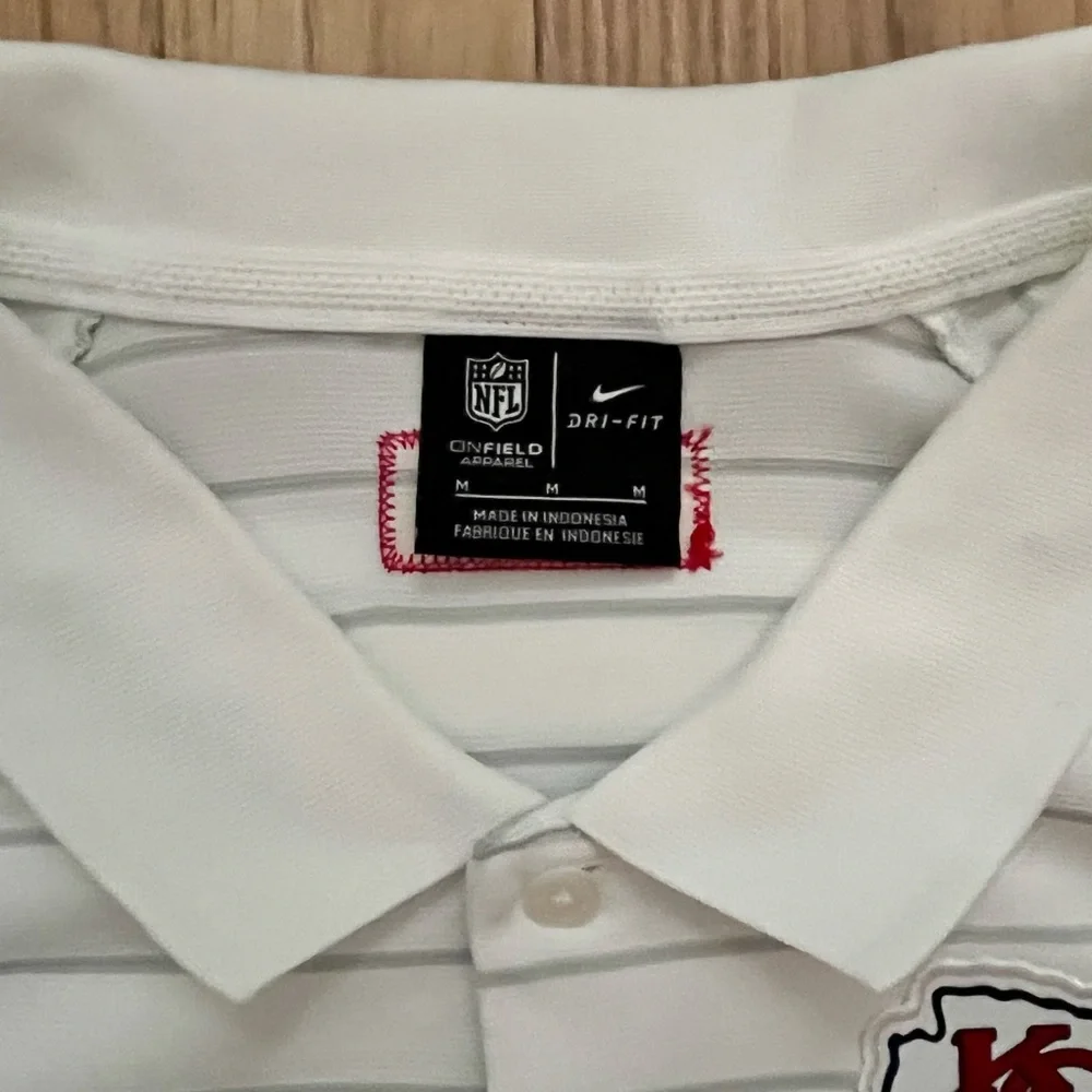 Nike Dri-Fit NFL Kansas City Chiefs On Field Men's Polo Size M - Picture 2 of 5